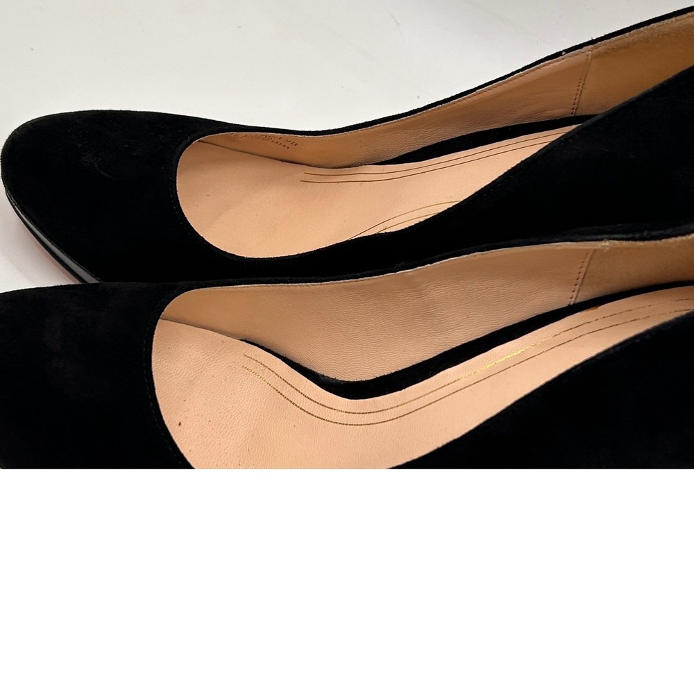 Cole Haan Nike Air Chelsea Black Suede Platform Pumps Heels Womens Size 9B - Picture 8 of 13